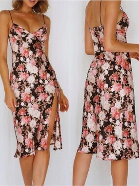 NWT Hello Molly True Encounters Floral Midi Dress - Size S